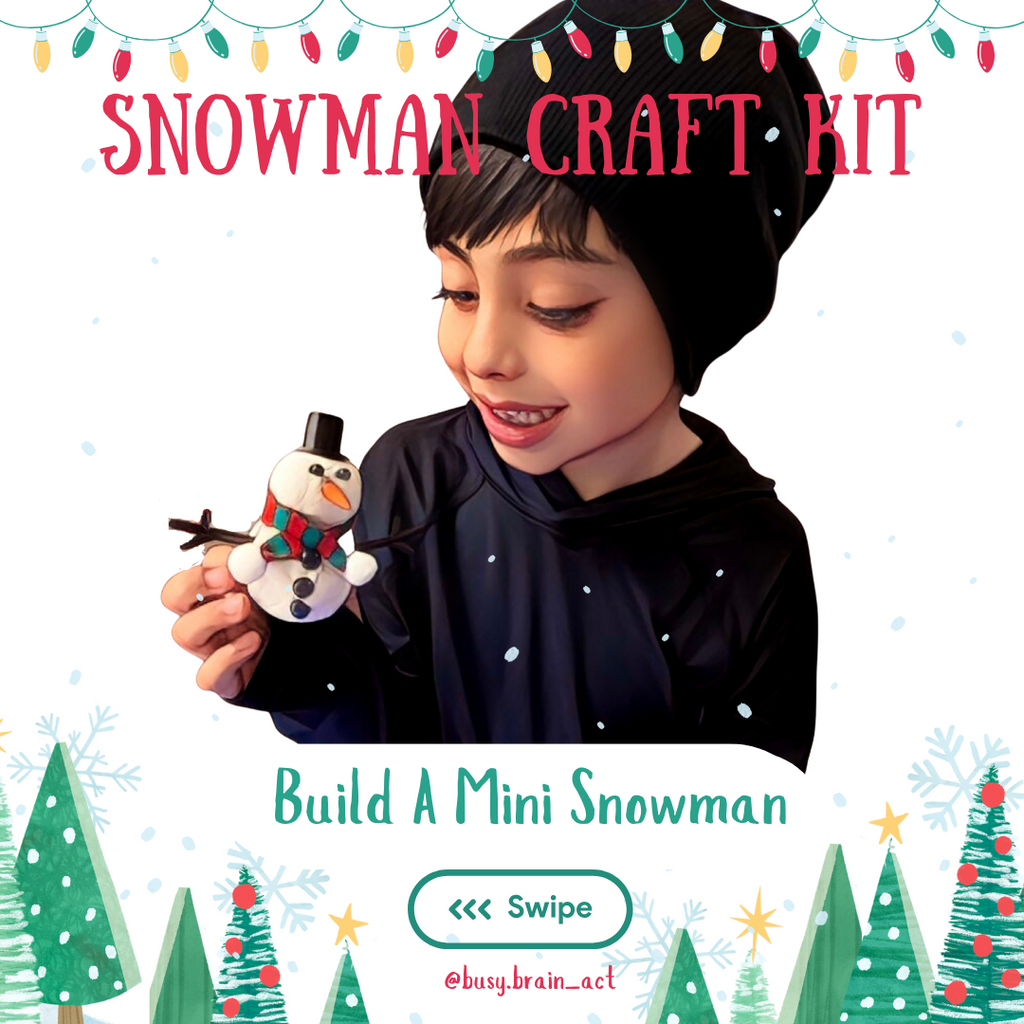 Build a Snowman Kit with Instant Snow