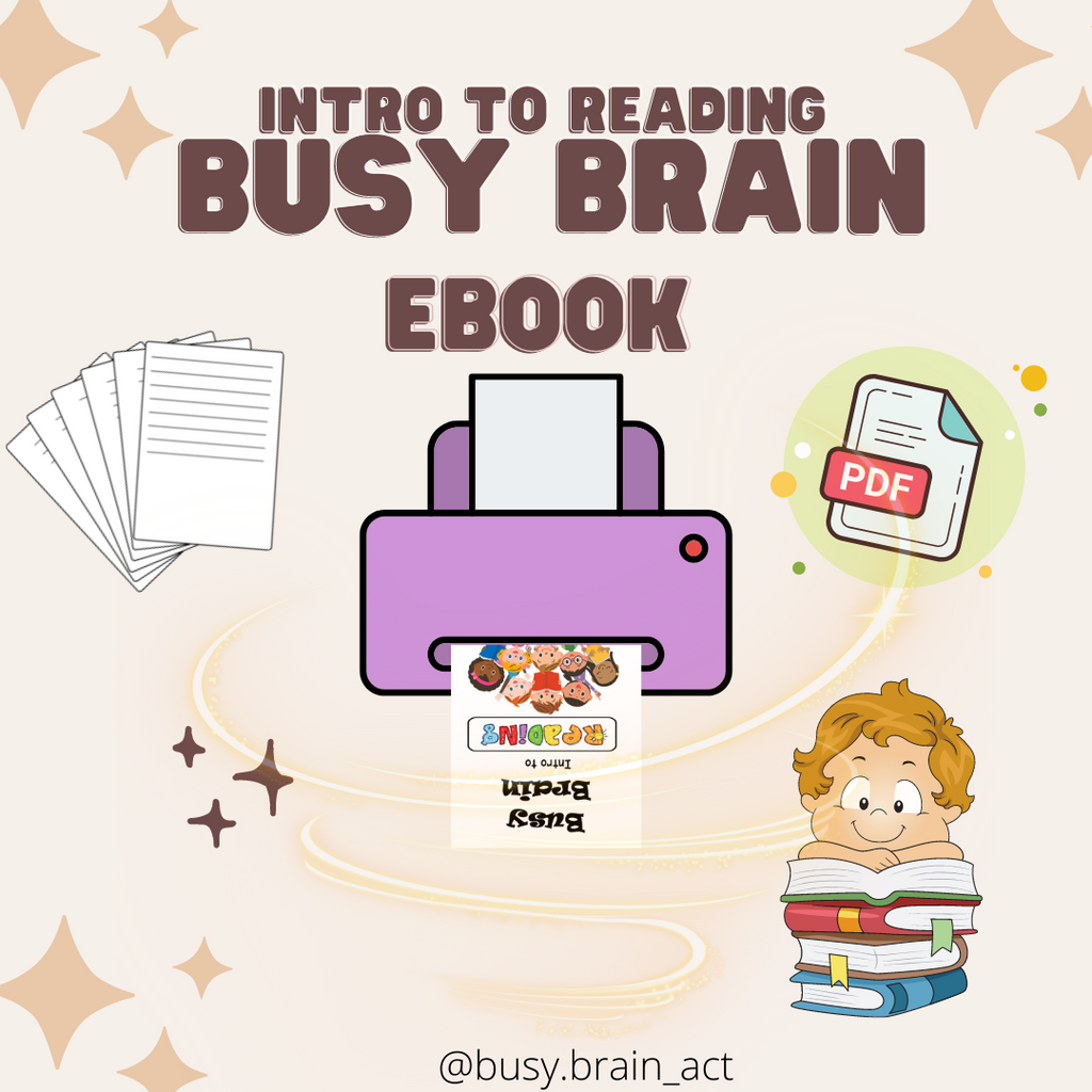 Busy Brain Intro to Reading ebook -pdf